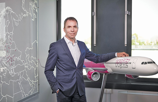 Wizz Air va aduce două noi aeronave și ajunge la 36. Jozsef Varadi, CEO Wizz Air: „Avem în plan deschiderea unei companii în România, dar nu știm când se va întâmpla“