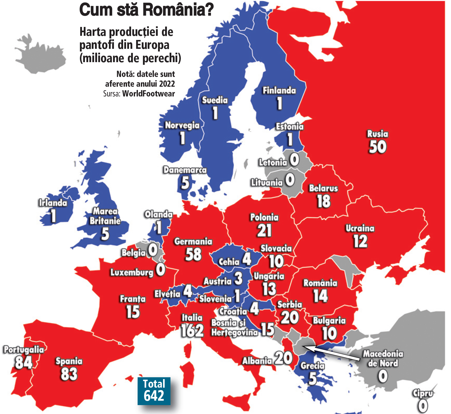 Cine sunt cei mai mari producători de încălțăminte din Europa? Este într-adevăr România pantofarul Bătrânului Continent?