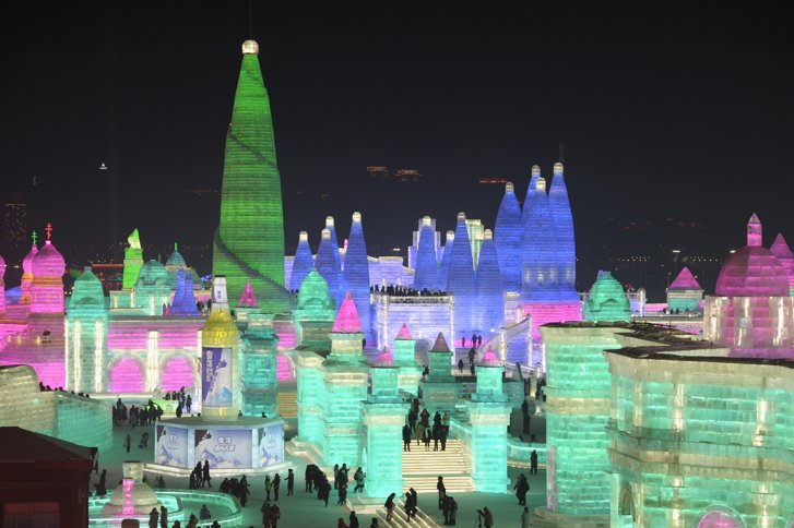 „Orașul de gheață” din China a atras peste 3 milioane de turiști în vacanța de Anul Nou
