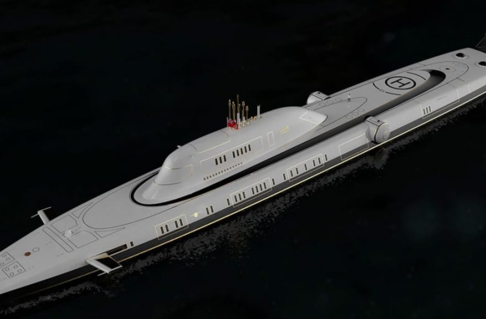 Cum arată primului yacht-submarin din lume. Migaloo M5 costă 3 miliarde de dolari - FOTO