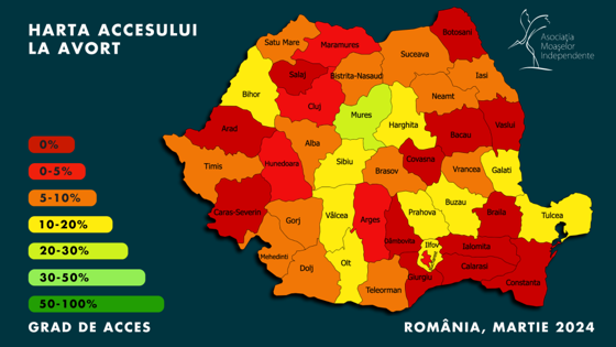 Peste 80% dintre spitalele publice nu oferă servicii de avort sau nu pot fi contactate