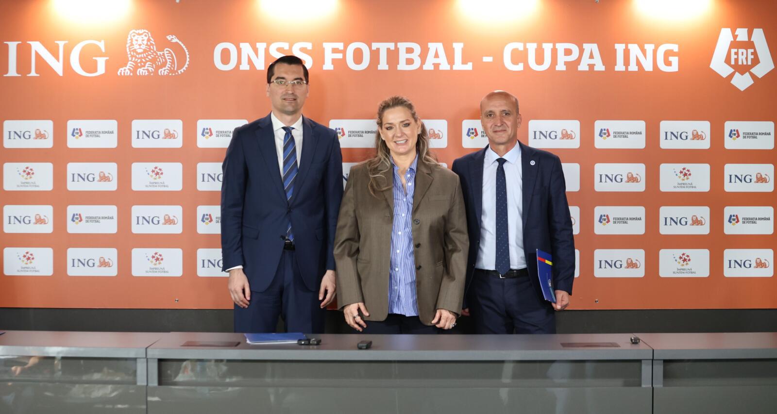 Parteneriat surpriză: ING Bank s-a asociat cu Federația Română de Fotbal pentru a susține elevii din învățământul preuniversitar în participarea la campionate și competiții sportive de fotbal