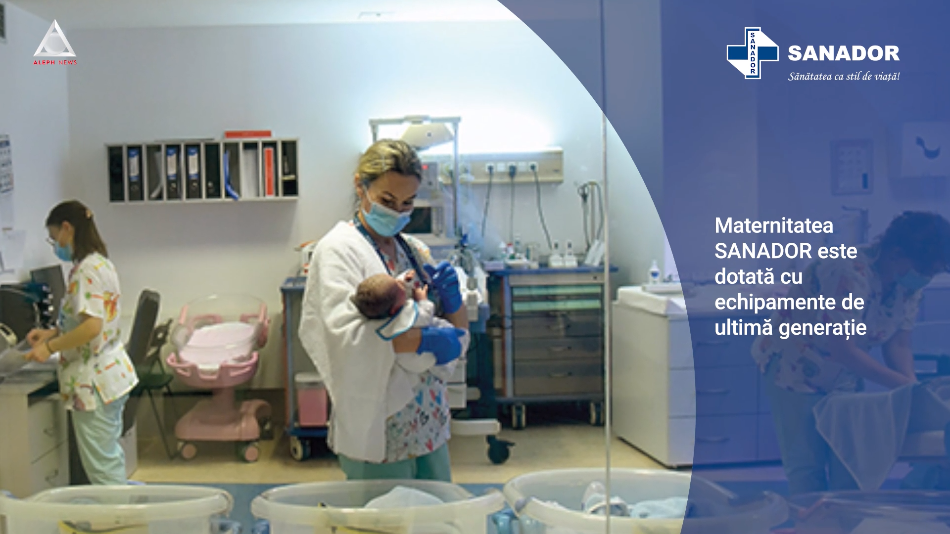 Maternitatea SANADOR este alegerea ideală pentru mamele care vor să își aducă pe lume bebelușul într-o maternitate sigură și prietenoasă, dotată cu echipamente de ultimă generație și aflată sub îndrumarea unei echipe medicale de elită