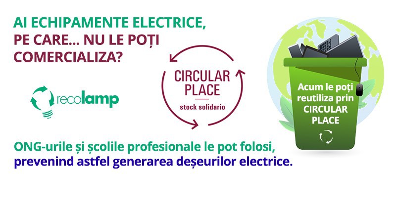 Recolamp lansează platformă de economie circulară “CIRCULAR PLACE”