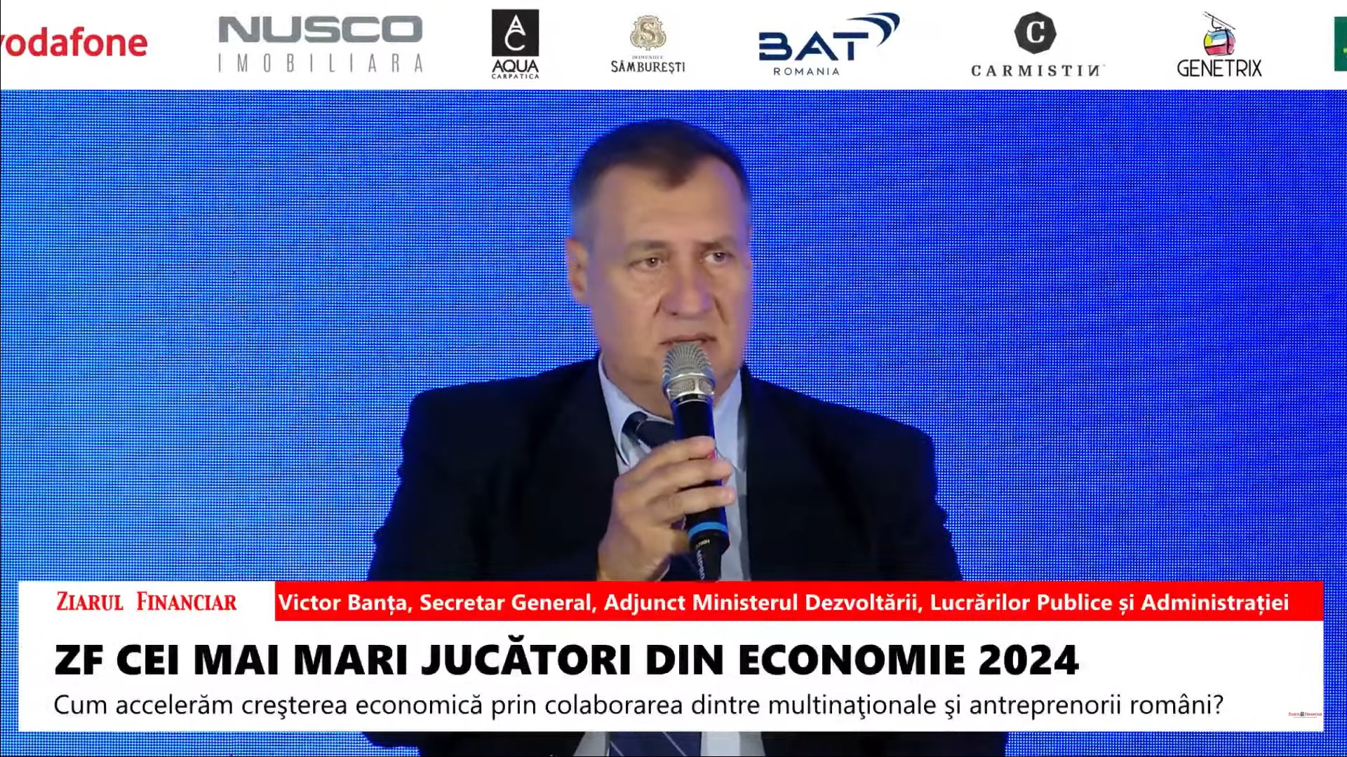 Victor Banța, Ministerul Dezvoltării: Până în 2028 vom ajunge la acoperire de peste 75% la nivel național cu rețelele de apă și canalizare