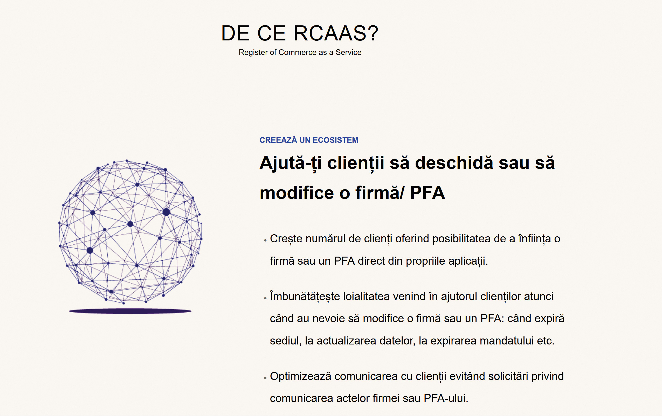 Cele mai inovatoare companii din România în 2023. RCaaS – Register of Commerce as a Service