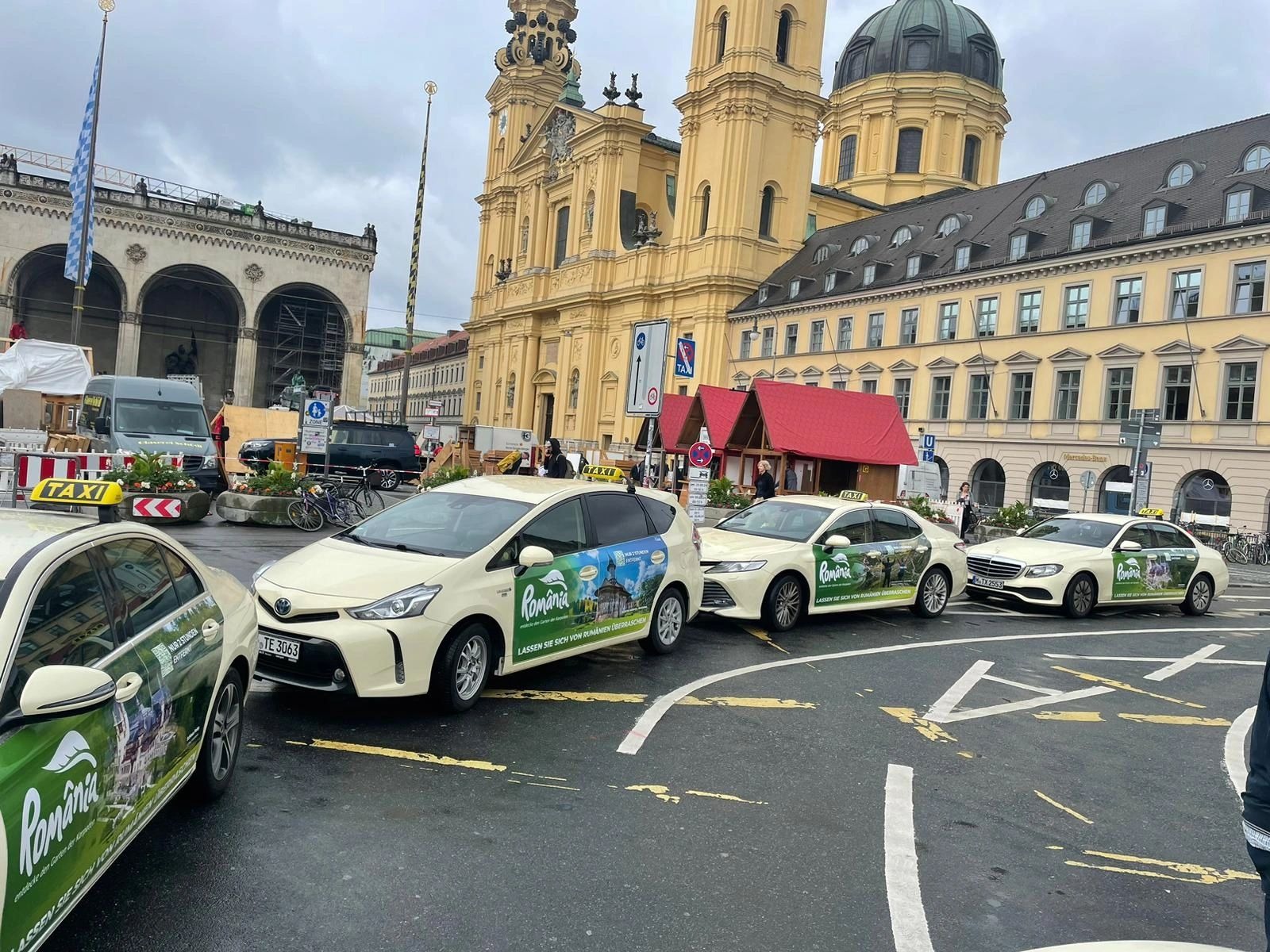 Cum încearcă România să atragă turiștii de la EURO 2024? Peste 600 de taxiuri din Hamburg, Berlin, Munchen și Frankfurt vor fi colantate cu România
