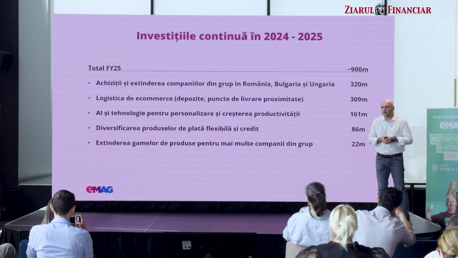 VIDEO. Care sunt planurile de viitor ale eMAG: câți bani va investi și în ce direcție. Ce rol va juca inteligența artificială și care este schimbarea pregătită pentru modul în care navighează clienții pe site