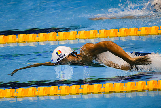 David Popovici a câștigat medalia olimpică de aur în proba de 200 m liber