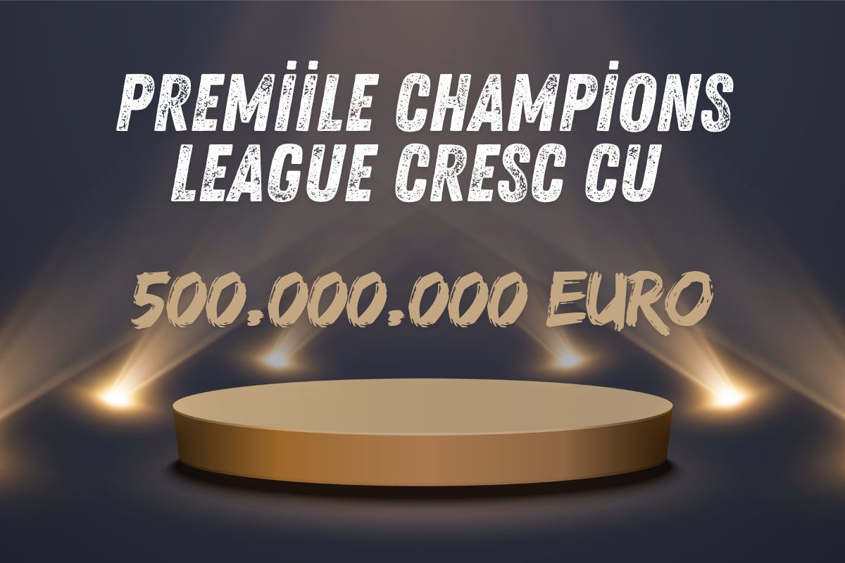 (P) Premiile din Champions League cresc cu 500.000.000 euro odată cu noul format