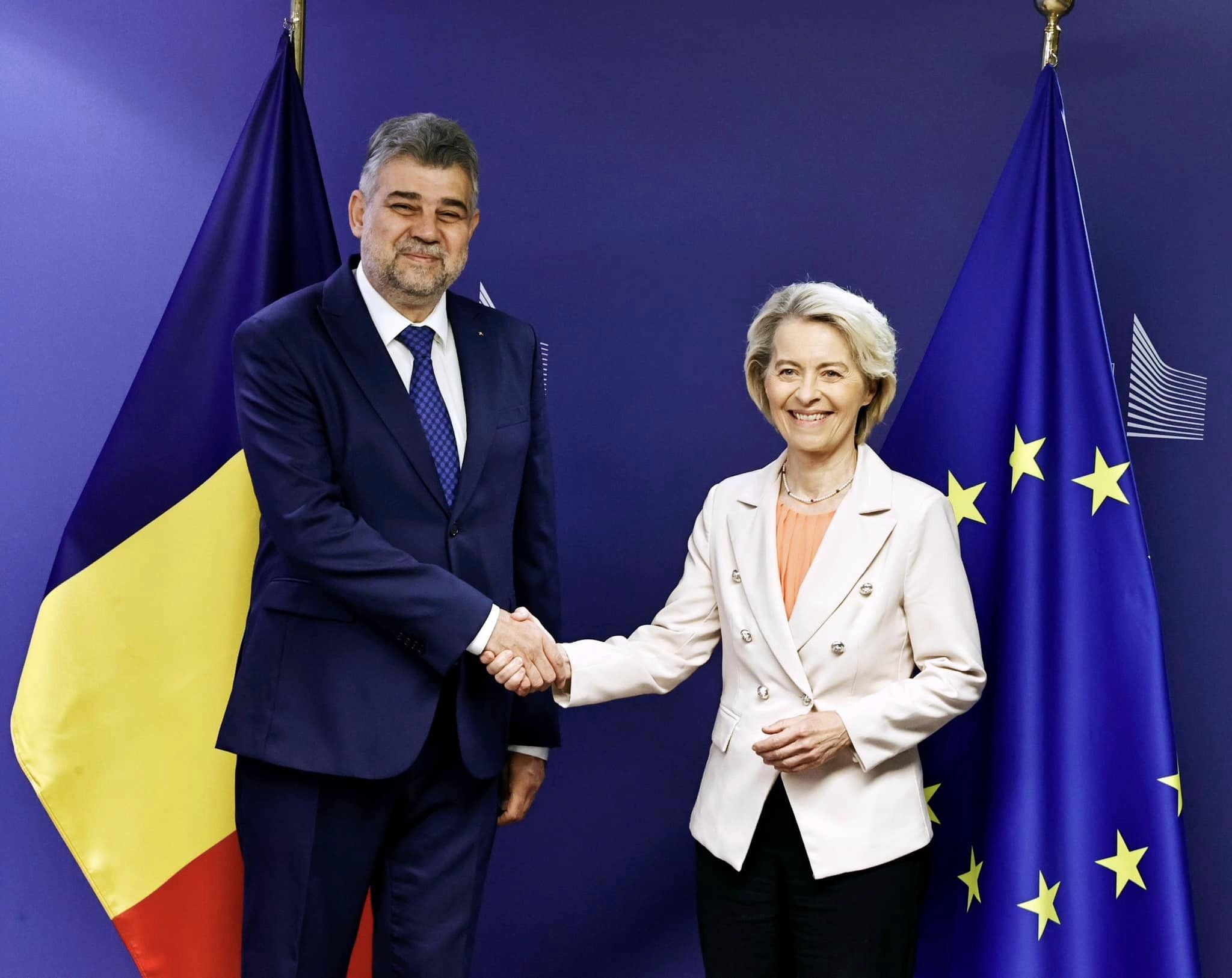 Marcel Ciolacu, la Bruxelles: Vom propune un acord pe șapte ani să reducem deficitul, dar să menținem investițiile