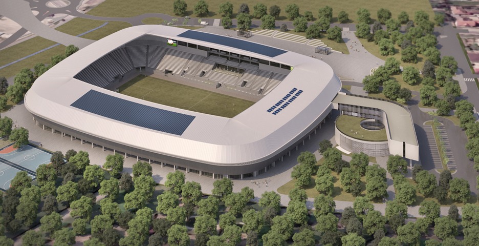 Investiție de 95 mil. euro pentru construirea unui complex sportiv la Oradea. Complexul este alcătuit din 5 obiective, printre care și un stadion de 13.000 mp și 16.291 locuri