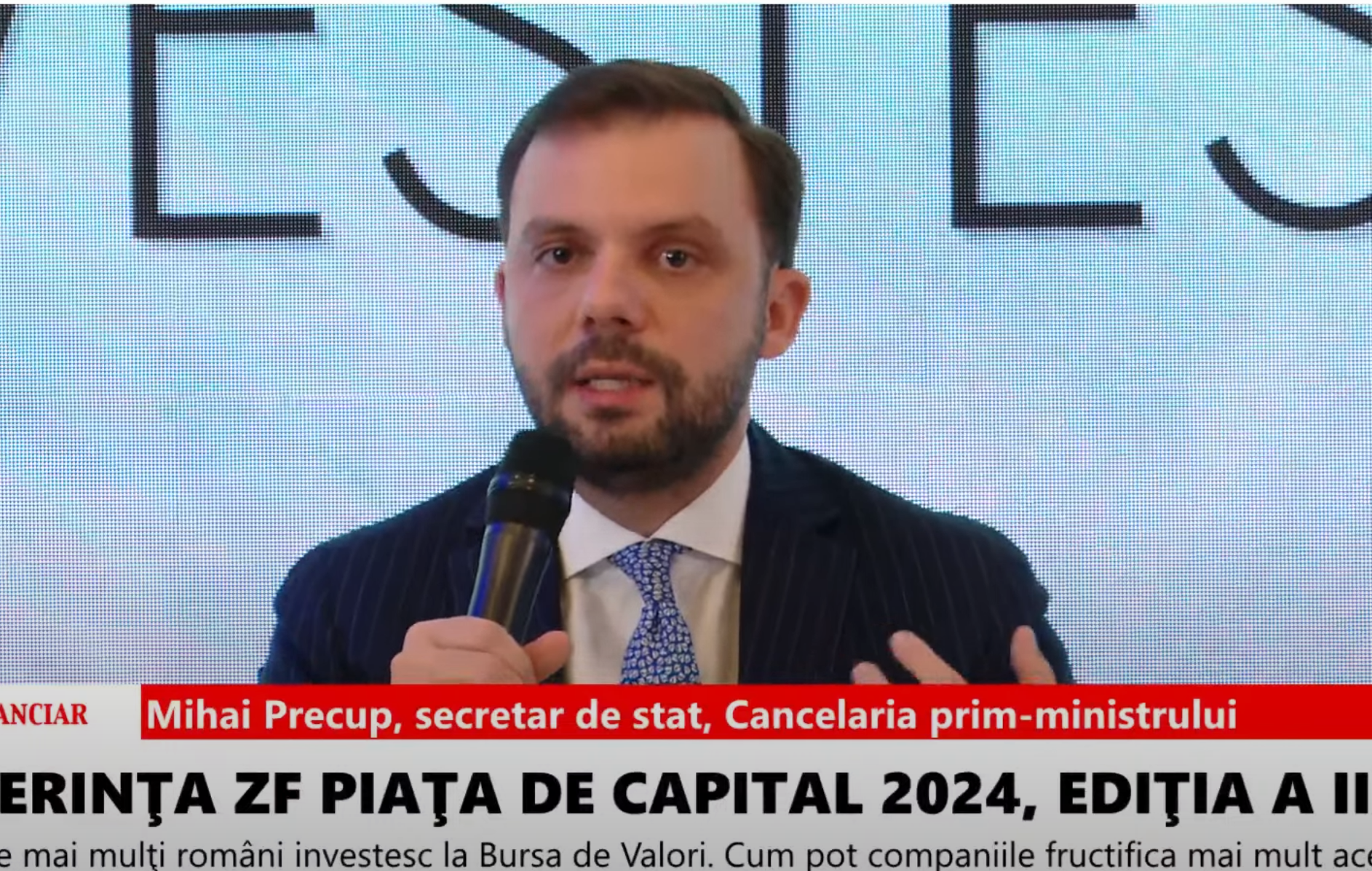 Mihai Precup, secretar de stat, Cancelaria Prim-Ministrului: Bani sunt, investitori sunt, avem nevoie de oportunități. Trebuie să punem toate aceste lichidități disponibile pe piața de capital la muncă pentru economia românească, pentru a genera locuri de muncă, pentru a avea companii mai puternice, cu salarii mai mari și mai transparente