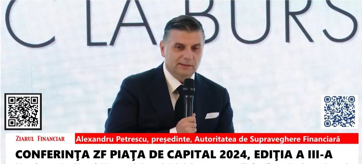 Alexandru Petrescu, ASF: Există pârghii ca piața de capital să crească, dar nu trebuie să stăm doar în ceea ce statul intenționează să listeze. Vrem să vedem și mai multe companii antreprenoriale care fac lucrul acesta