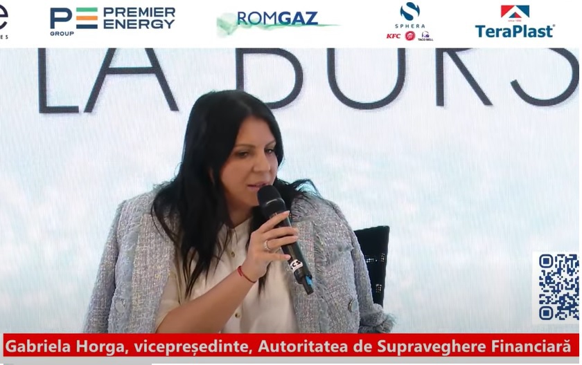 Gabriela Horga, Vicepreședinte, Autoritatea de Supraveghere Financiară : Piata locală are un potential mare, neatins încă, iar primul pas este modernizarea cadrului de reglementare. Modificările al Legea 24 cresc gradul de transparentă pentru investitori