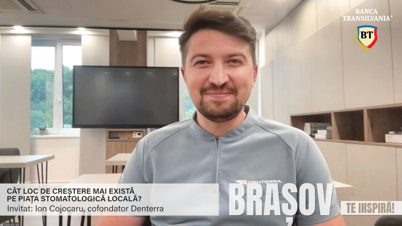 Brașov te inspiră!, un proiect ZF susținut de Banca Transilvania. Ion Cojocaru, Denterra: Businessul a fost fondat de tatăl meu acum 25 de ani, iar astăzi am ajuns la o echipă de 60 de persoane și la 300-500 de clienți pe zi