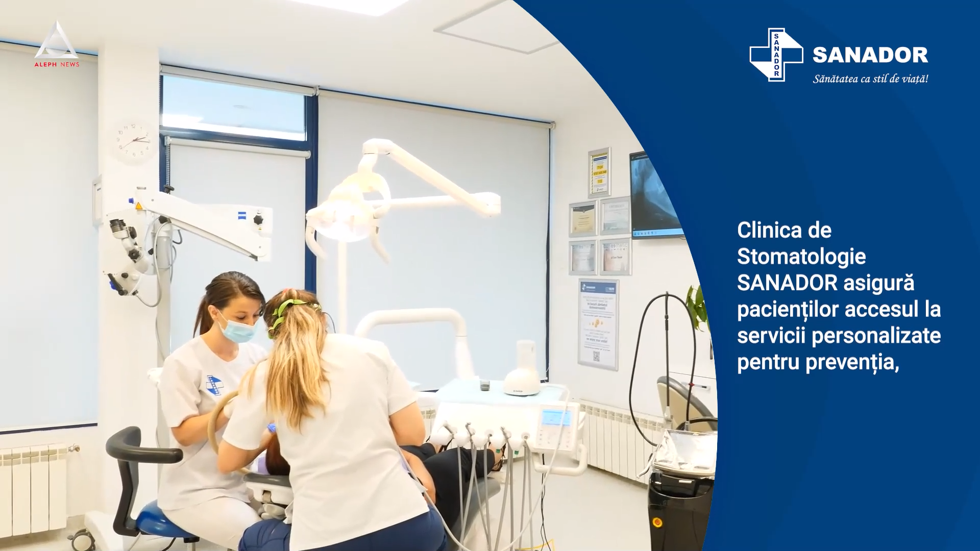 Clinica de Stomatologie SANADOR asigură pacienților accesul la servicii personalizate pentru prevenția, diagnosticul și tratamentul afecțiunilor dentare și gingivale