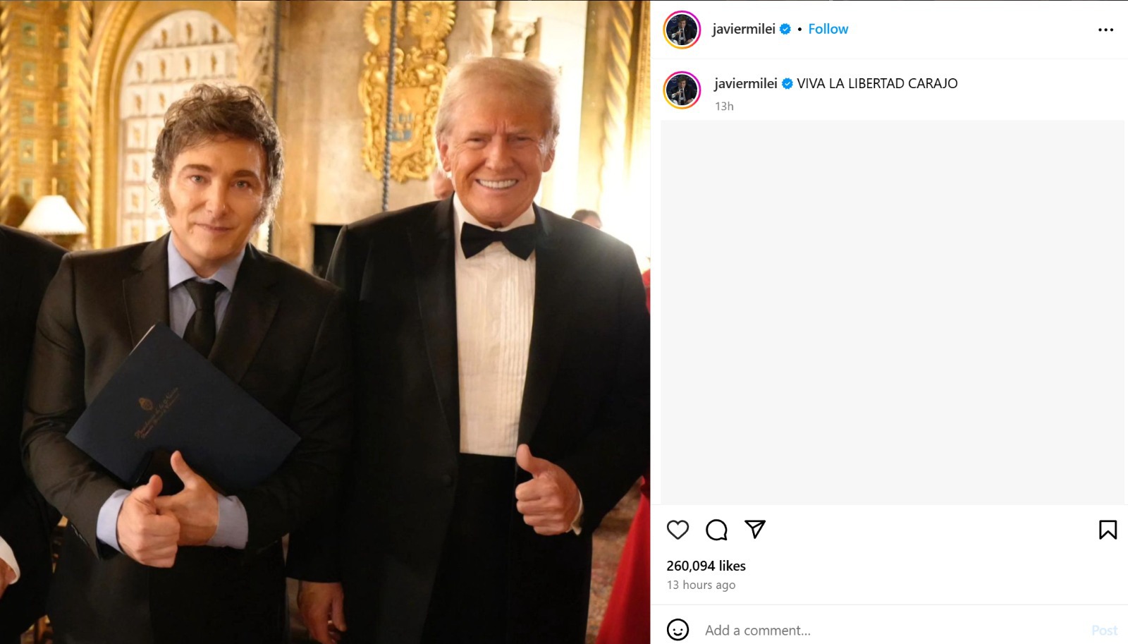 Noii prieteni ai excentricului președinte Javier Milei: Elon Musk și Donald Trump. Aceștia vor să ia lecții de la liderul Argentinei despre reducerea cheltuielilor publice
