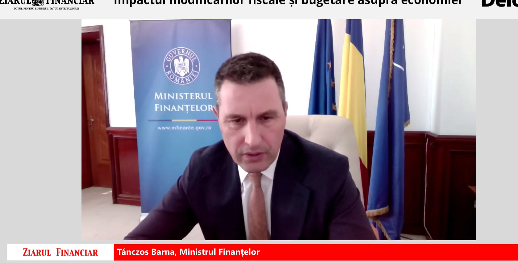 Tánczos Barna, ministrul finanțelor: Facem bugetul pe 2025 pe actualul sistem de taxare. Nu creștem TVA și nici impozitul pe venit, iar deficitul bugetar va fi de 7% din PIB în 2025