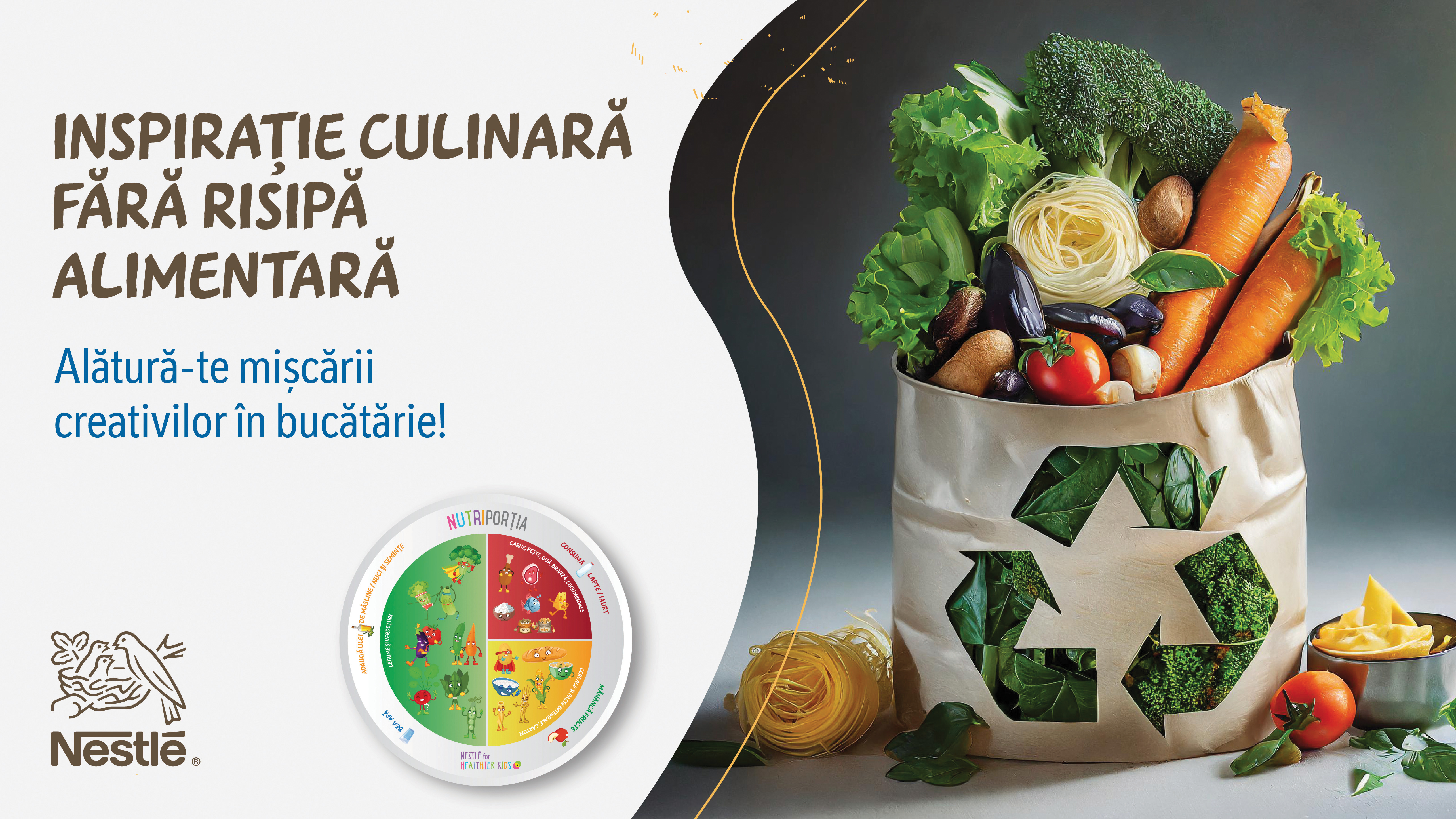 CSR 2024. Nestlé România: Campania „Inspirație culinară fără risipă alimentară“