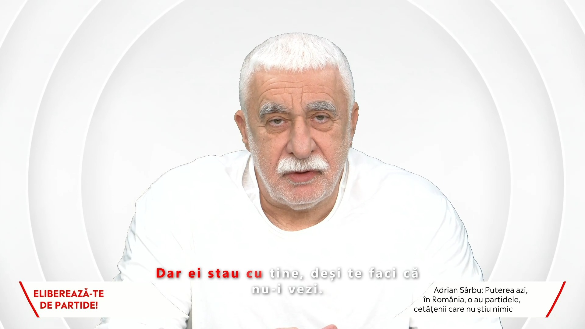 Adrian Sârbu, ALEPH NEWS: Partidele dețin monopolul puterii în România. Țara se află în mâinile unor impostori!