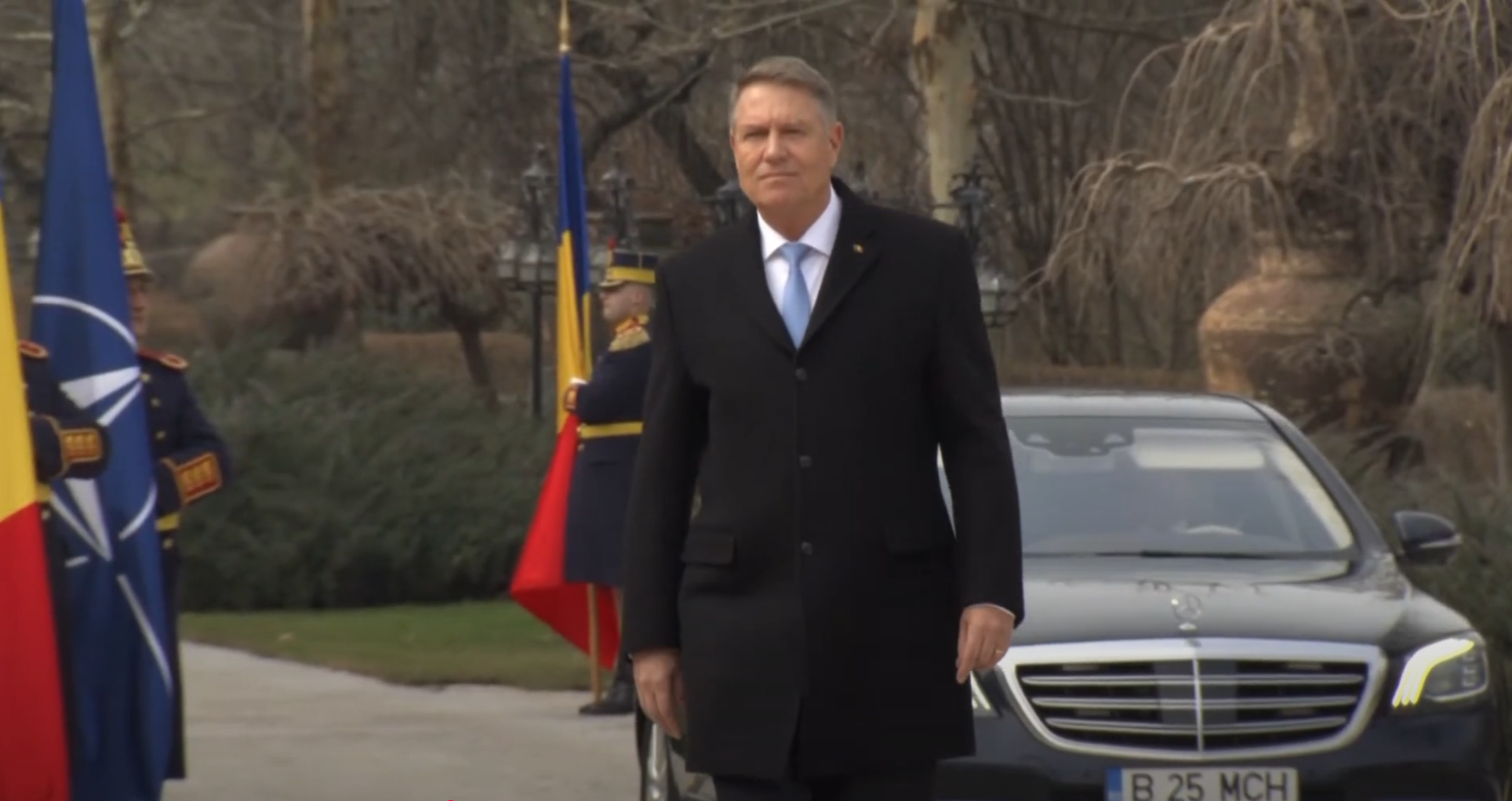 Klaus Iohannis a părăsit Palatul Cotroceni