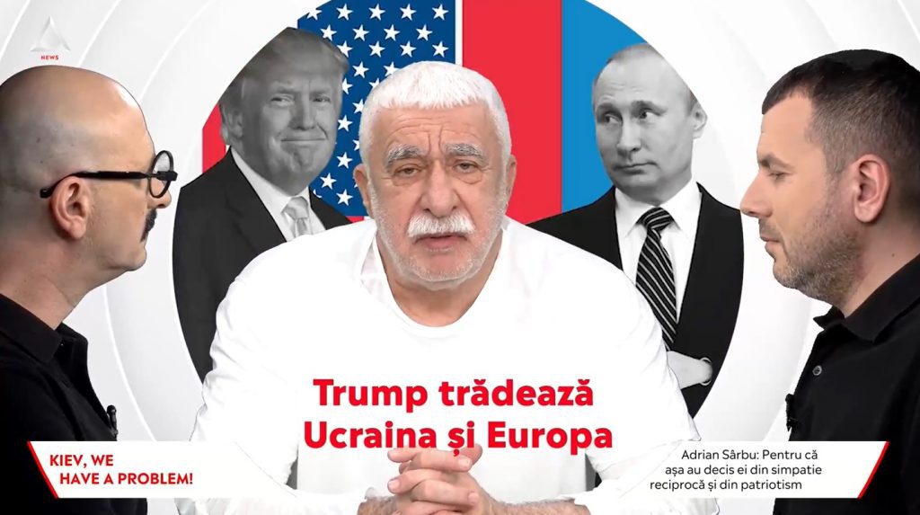Adrian Sârbu, ALEPH NEWS: Lumea s-a împărțit între Trump, Putin și restul. Zelenski va fi sacrificat