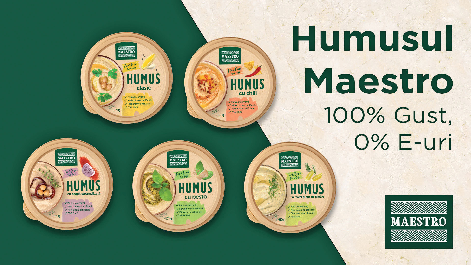Inovație 2024. Caroli Foods Group: Gama Humus Maestro