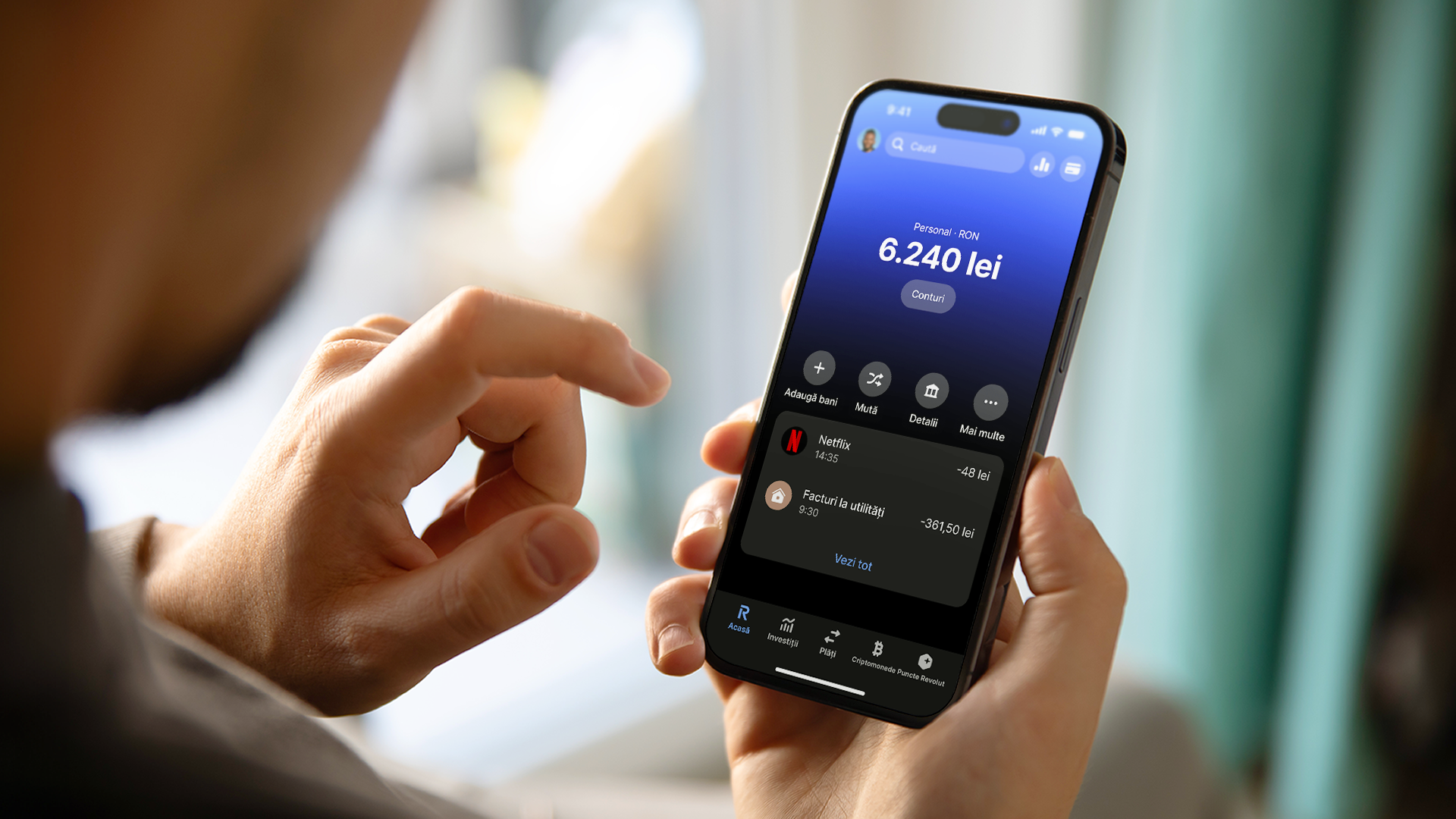 Revolut introduce în aplicație plățile de taxe către conturile de trezorerie