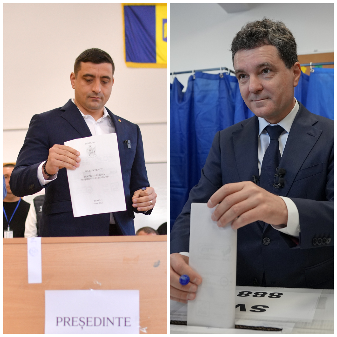Rezultate finale, după numărarea a 100% din voturi: George Simion și Nicușor Dan sunt în turul 2 al prezidențialelor