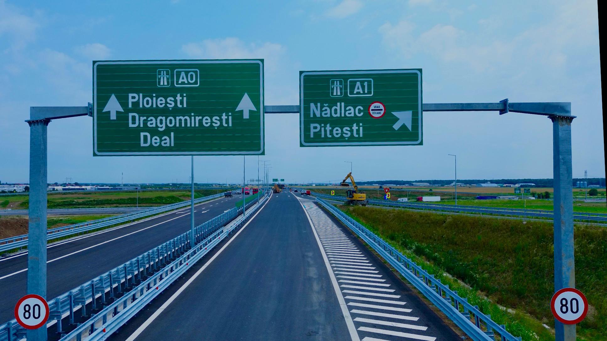 Autostrada A0 Sud este completă: Grecii de la AKTOR dau în trafic Lotul 3