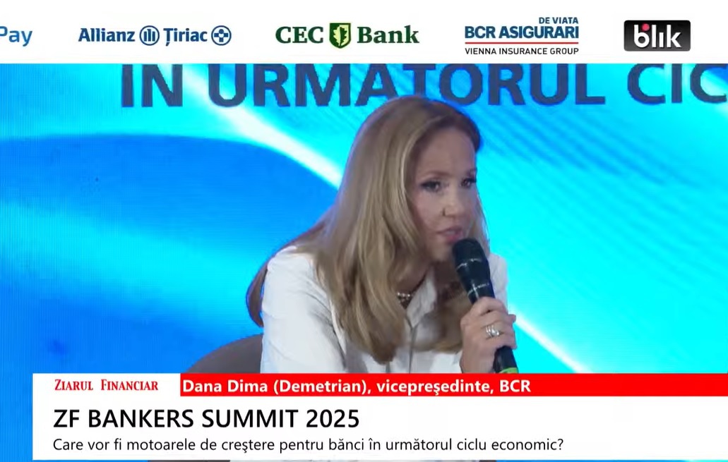 Dana Dima (Demetrian), vicepreședinte BCR: Predictibilitatea, orientarea către creditele în lei și educația financiară sunt fundamentele principale pentru care astăzi vorbim de un sistem bancar rezilient