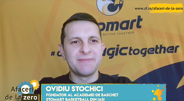 Șase ani de Afaceri de la zero și primii noștri milionari. Clubul sportiv Stomart Basketball din Iași, pornit de la zero de Ovidiu Stochici în 2012, se apropie de afaceri de 1 mil. euro. „Sper să atingem acest prag în 2025“
