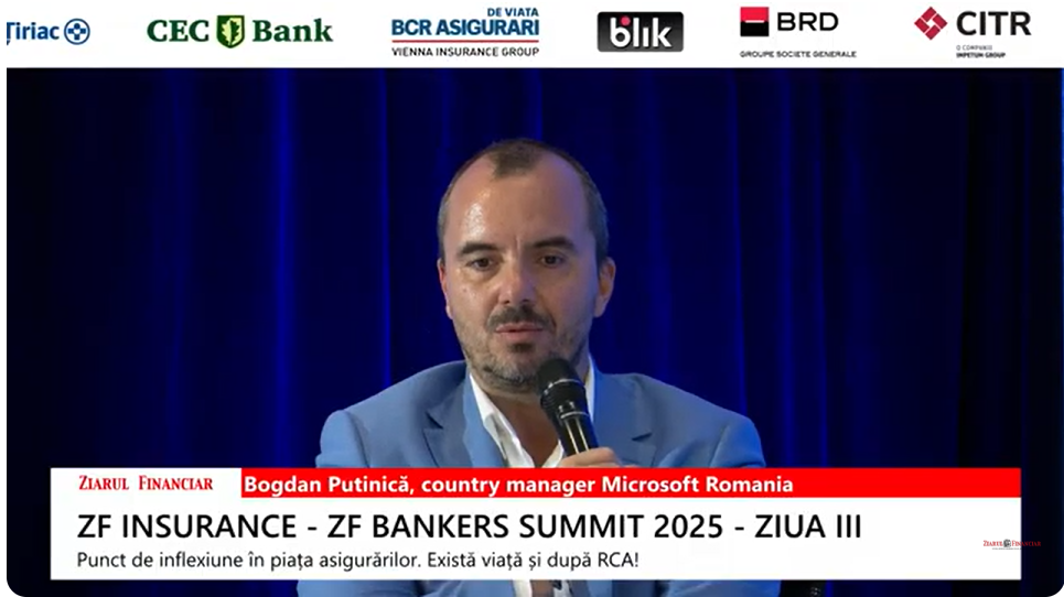 Bogdan Putinică, country manager Microsoft Romania: Digitalizarea nu înseamnă să cumpărăm laptop-uri. În clipa în care discuți despre digitalizare trebuie să discuți despre date