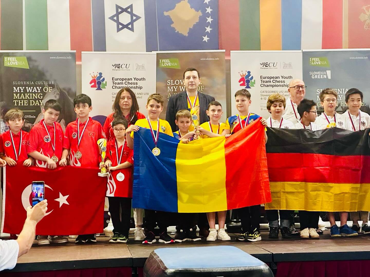 România este Campioană Europeană la șah la categoria sub 12 ani, după ce lotul național a câștigat aurul în Slovenia