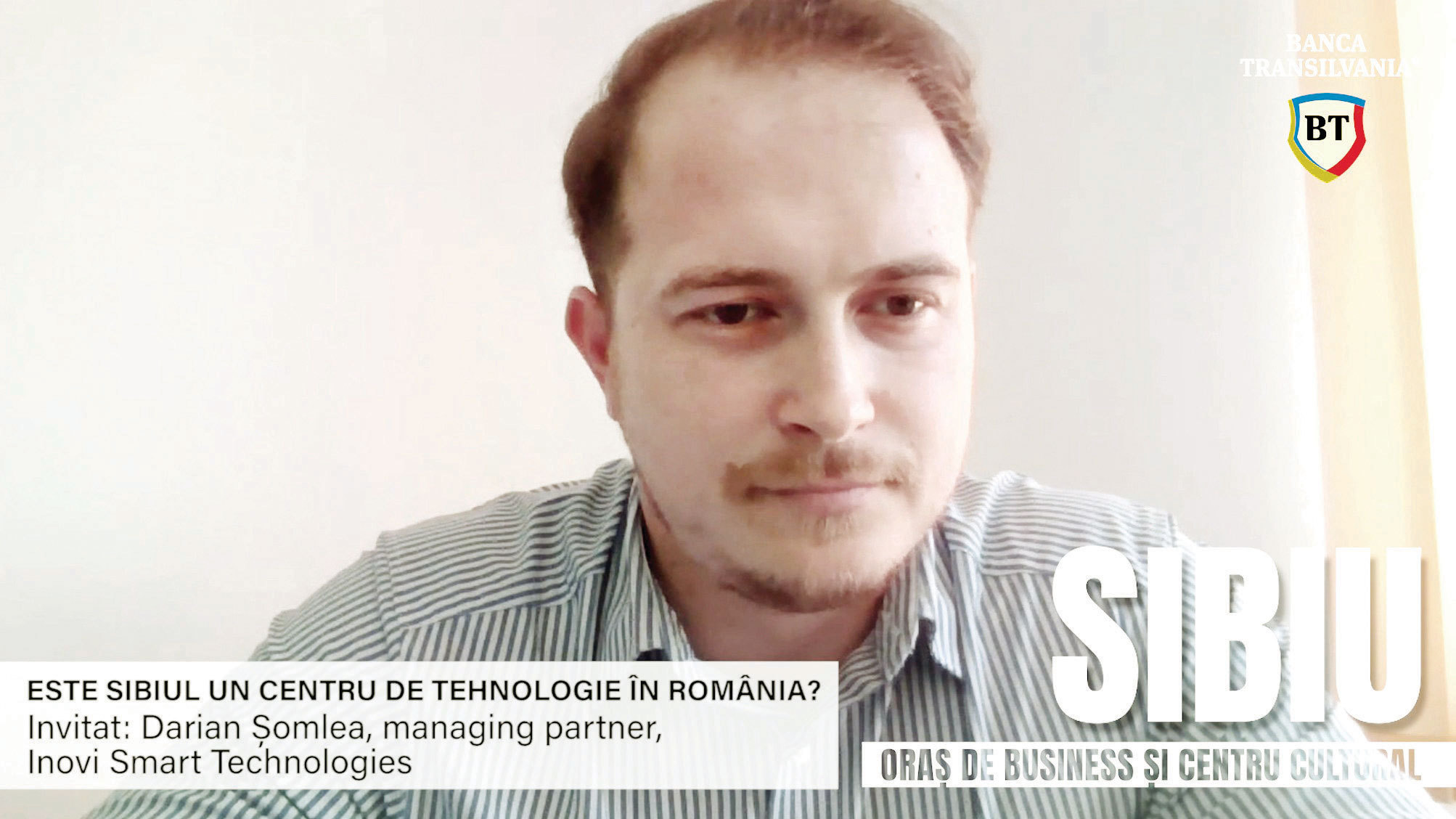 Sibiu, oraș de business și centru cultural, un proiect ZF susținut de Banca Transilvania. O firmă din Sibiu produce holograme, mese tactile și info-chioșcuri pentru giganți precum Coca-Cola, Carrefour sau Auchan, dar și bănci smart și stații de autobuz cu afișaj digital