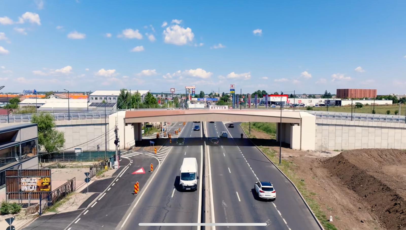 Therme a deschis pentru public pasajul peste DN1- investitie strategica in infrastructura urbana