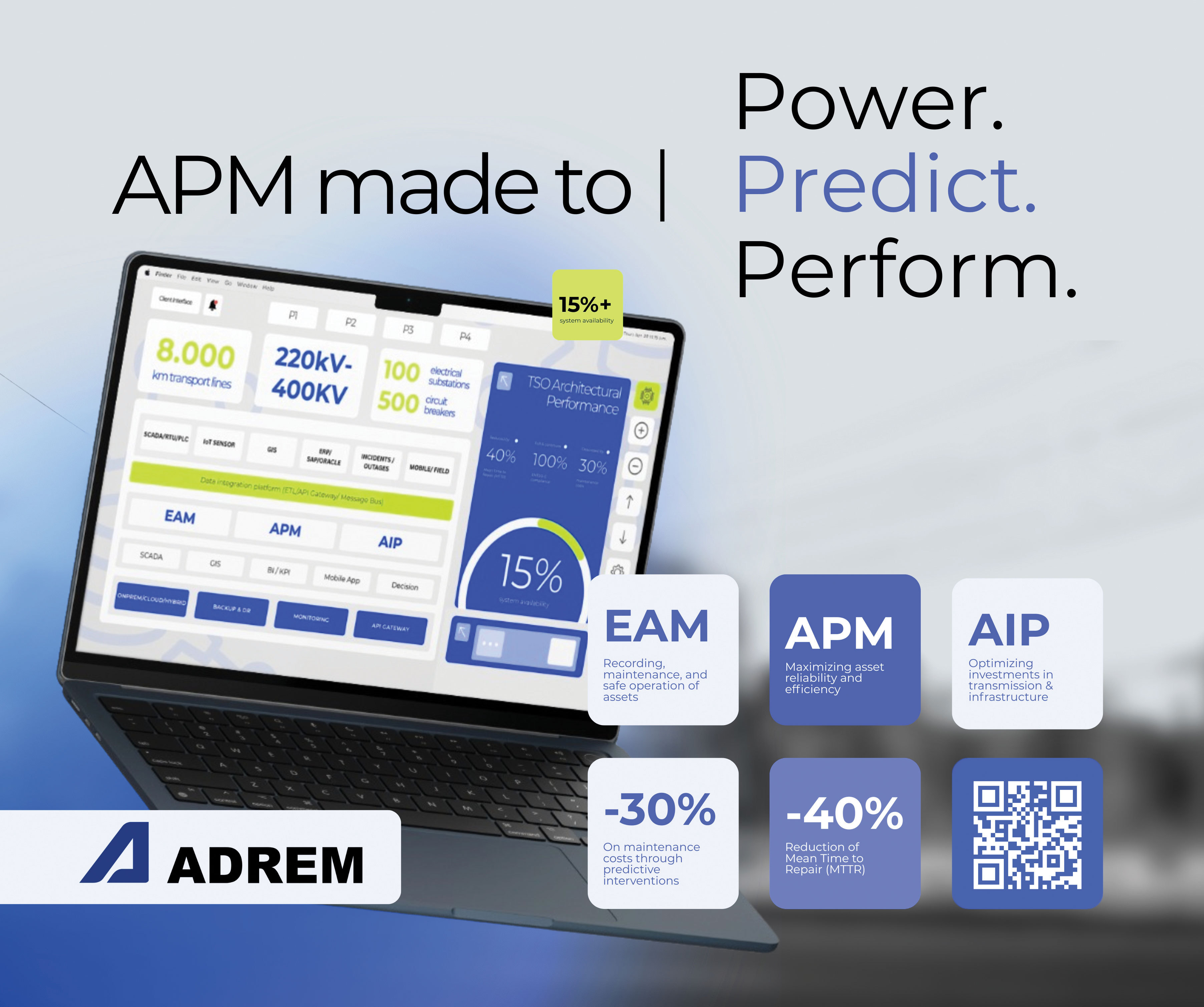Adrem, implementare completă de Asset Management System pentru distribuitorii de energie