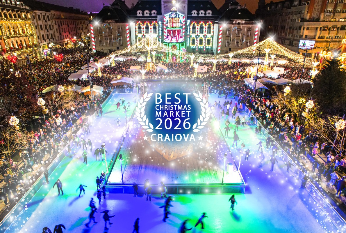 Târgul de Crăciun din Craiova, desemnat cel mai frumos din Europa