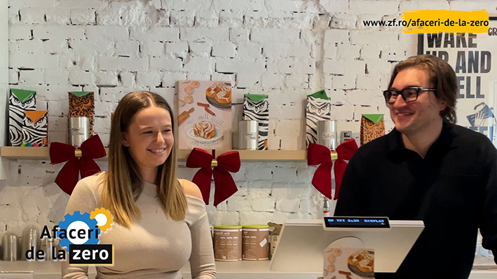 Afaceri de la Zero. Christine și Andrei Tufan s-au întors în România de la studii și au pornit, cu banii de la nuntă, Cremma Cafe, o cafenea de specialitate în zona Mântuleasa din Capitală. „Ideea este să îți pui un lucru în cap și să nu te lași până nu-l vezi materializat“