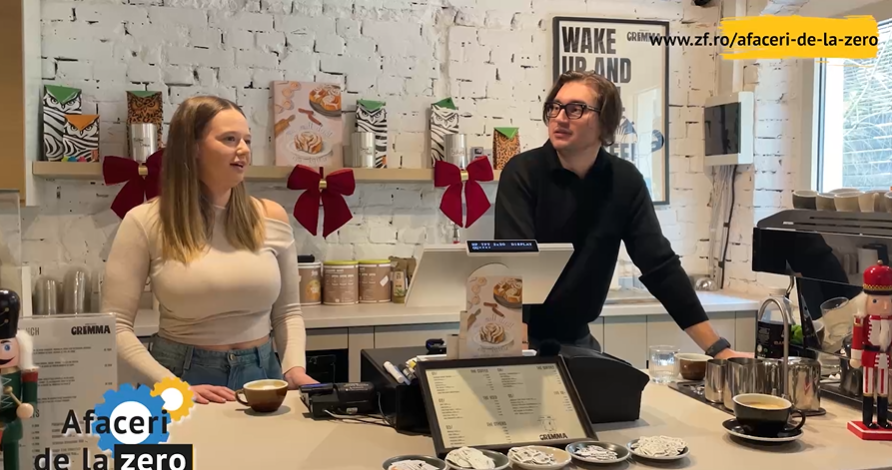 Când „darul” de la nuntă se transformă într-un mic business: Christine și Andrei Tufan au deschis o cafenea de specialitate în București cu banii rămași după nunta lor și plănuiesc să o extindă și cu alte locații