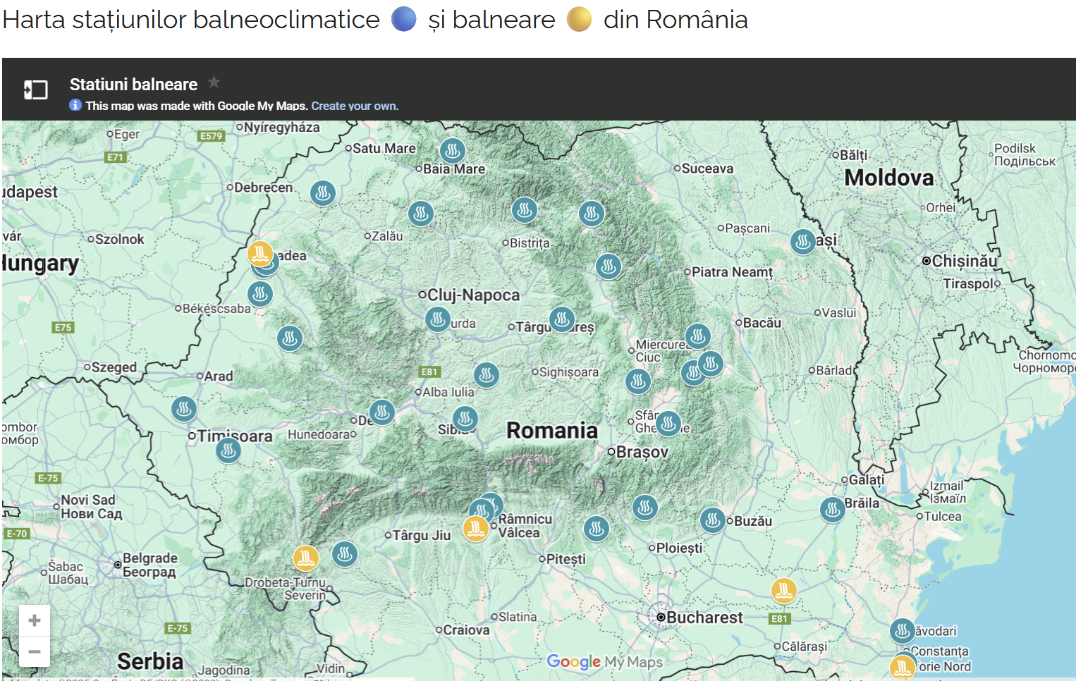 Ministerul Economiei a cartografiat pentru prima dată stațiunile balneare din România. Ce afecțiuni pot fi tratate în fiecare stațiune balneară din România?