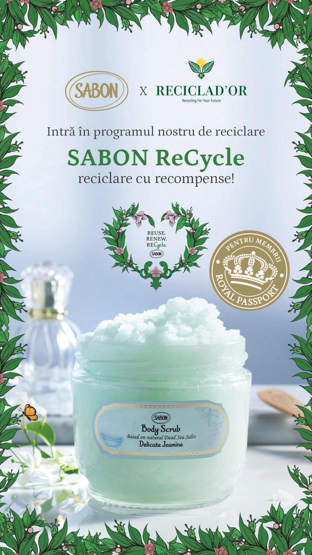 SABON România: Program de reciclare a ambalajelor în parteneriat cu Reciclad’OR