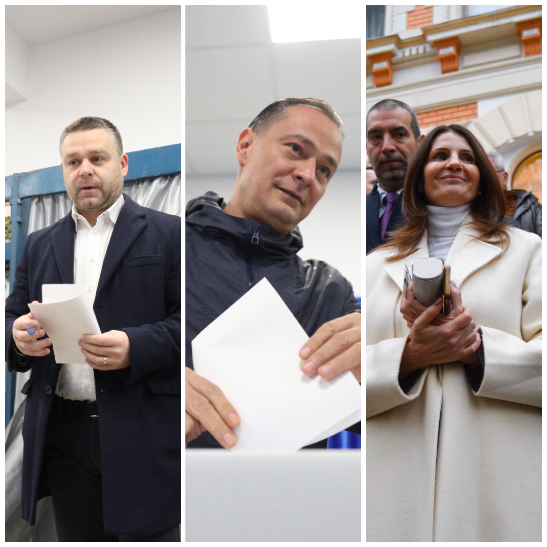 Alegeri Primăria Capitalei: Ciprian Ciucu, PNL, pariul premierului Bolojan, este pe primul loc în exit poll ora 19:00, urmat de Daniel Băluță, PSD, și Anca Alexandrescu, AUR. USR-iștii i-au dat mai degrabă votul lui Ciucu decât lui Drulă