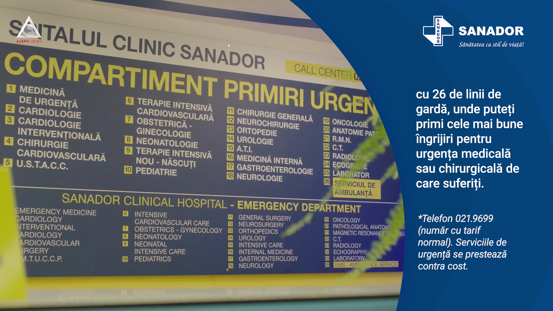 Spitalul Clinic SANADOR: Pregătiți pentru urgențe!