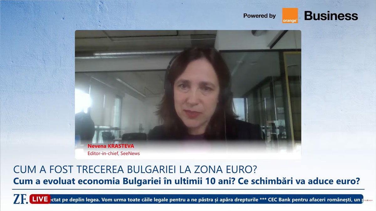 Ce a declarat Nevena Krasteva, redactor-șef al SeeNews despre trecerea Bulgariei la euro