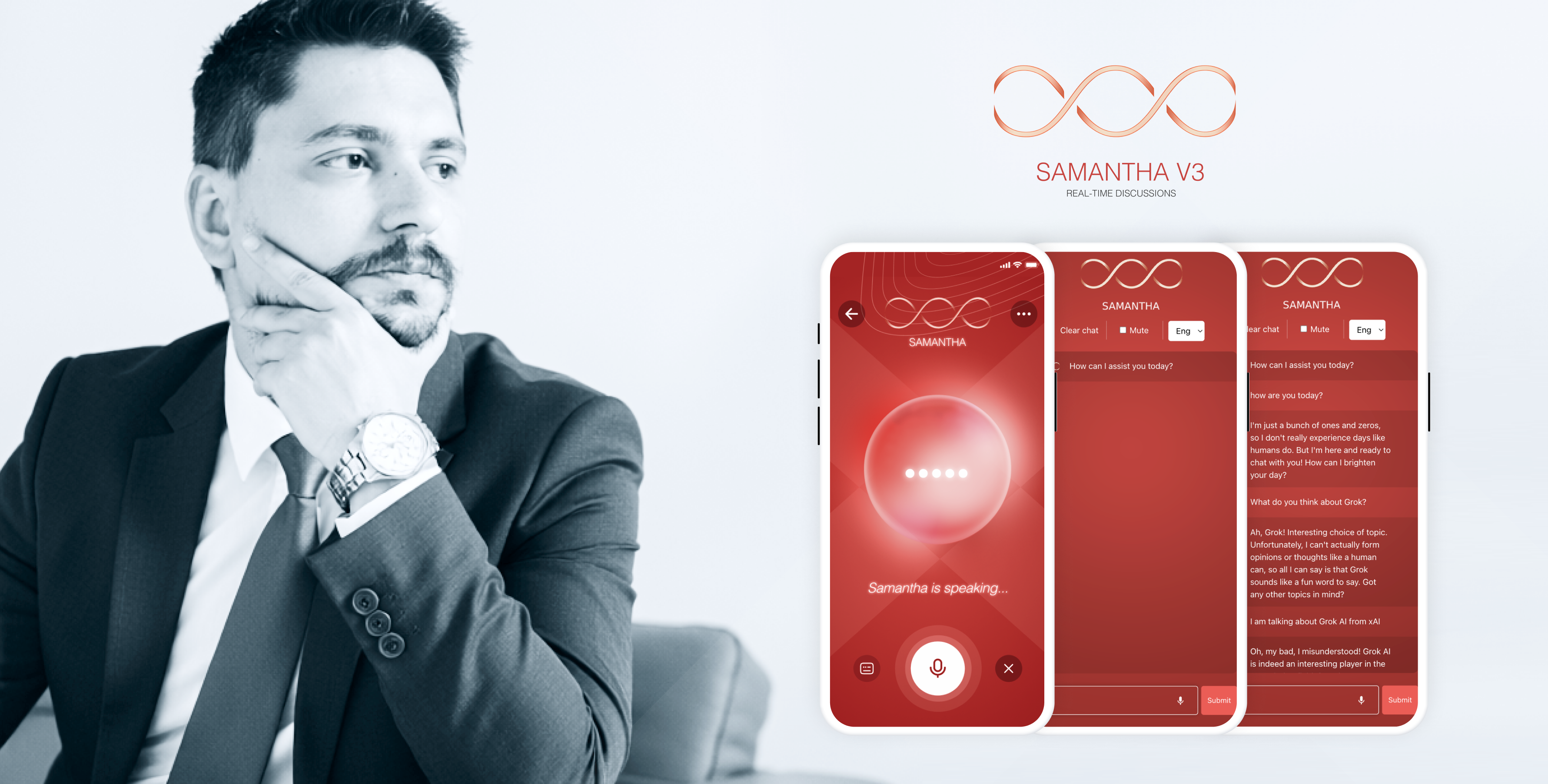 Agenția de programare UXR, fondată de antreprenorul român Cristian Doiu, a lansat a treia versiune a platformei AI Samantha, care permite conversații vocale continue