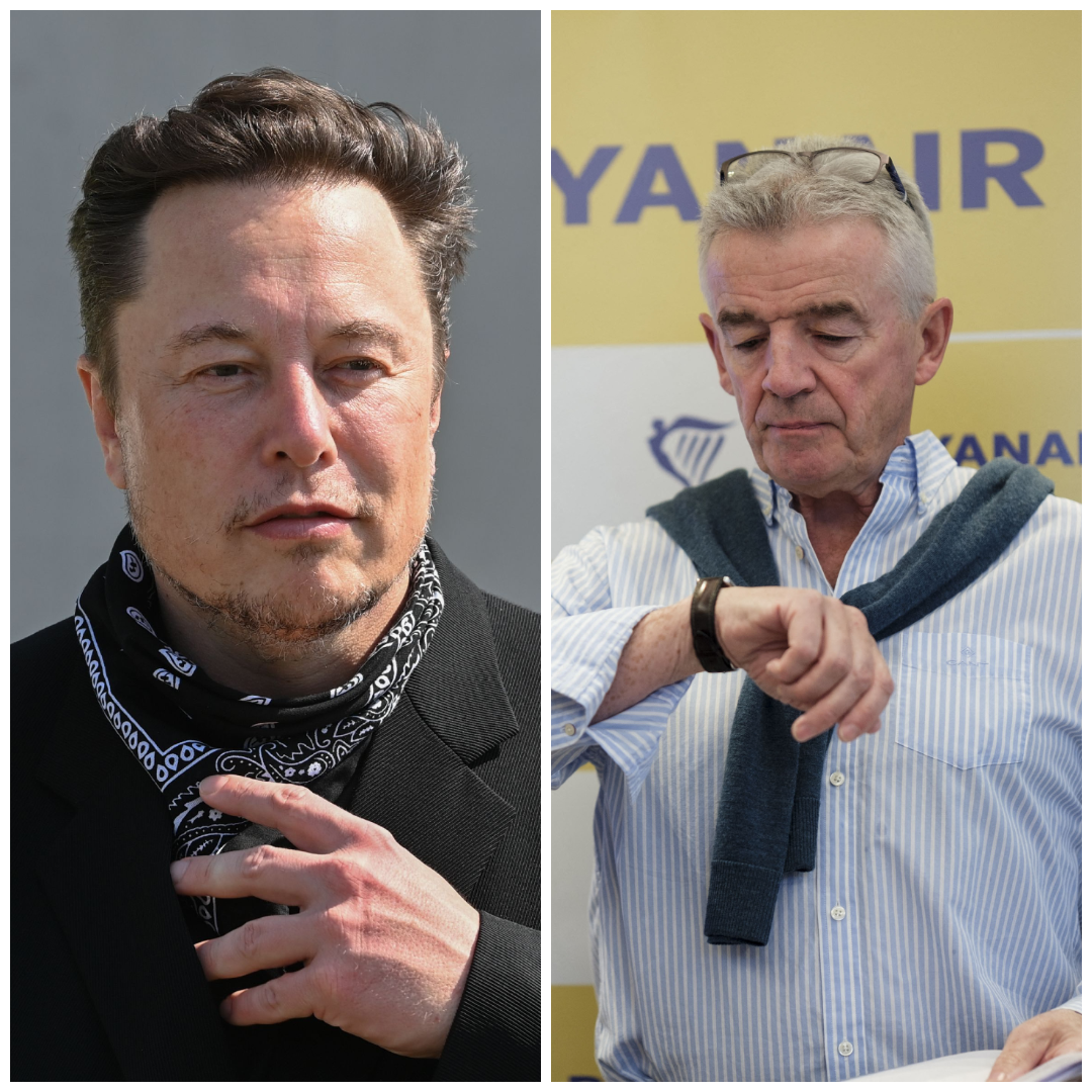 Lupta titanilor: Val de insulte de o săptămână între Elon Musk și șeful Ryanair, Michael O'Leary, după ce compania aeriană a respins folosirea Starlink pentru wifi în avioane. ”Ryanair lansează o promoție ‘Great Idiots’ special pentru Elon și pentru orice alți idioți de pe X”, ”Poate ar trebui să cumperi Ryanair - Bună idee!”. Acțiunile Ryanair, în creștere cu 3,44%