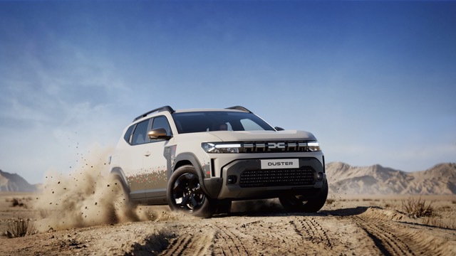 Dacia lansează Duster Spirit of Sand, ediția limitată dedicată victoriei istorice de la Dakar. Cât costă cel mai exclusivist Duster