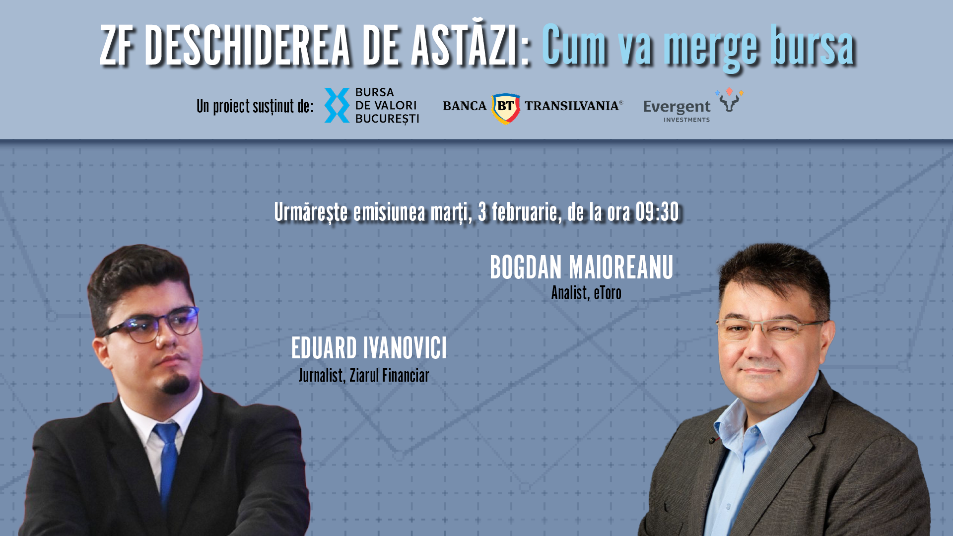 Între fluctuațiile indicilor globali, evoluția aurului și scăderile prețului petrolului și criptomonedelor, investitorii devin mai exigenți în privința factorilor care le pot influența randamentele, spune Bogdan Maioreanu, eToro. Mai multe, în ediția ZF Deschiderea de Astăzi, 3 februarie